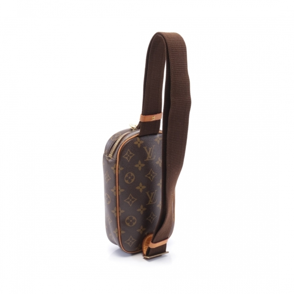 Louis Vuitton Pochette Ganju Monogram Body Bag Brown
